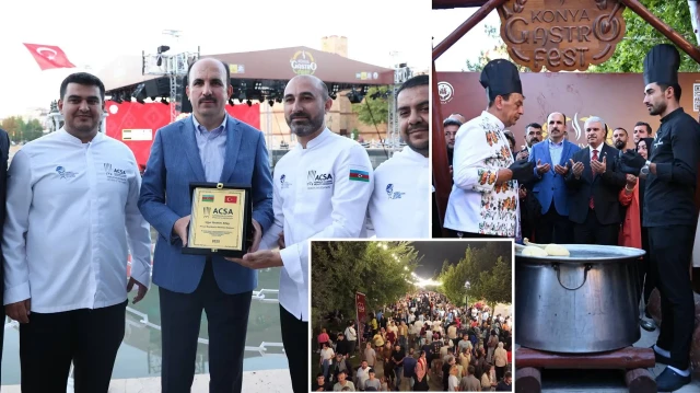 Konya Büyükşehir Belediyesi tarafından düzenlenen 3. Gastronomi Festivali başladı…