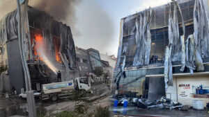 Kocaeli’de fabrika yangını: 11 gözaltı