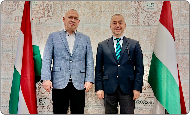 Macaristan Fahri Konsolosu Şahbaz’dan Başkonsolos Keller László’ya Ziyaret