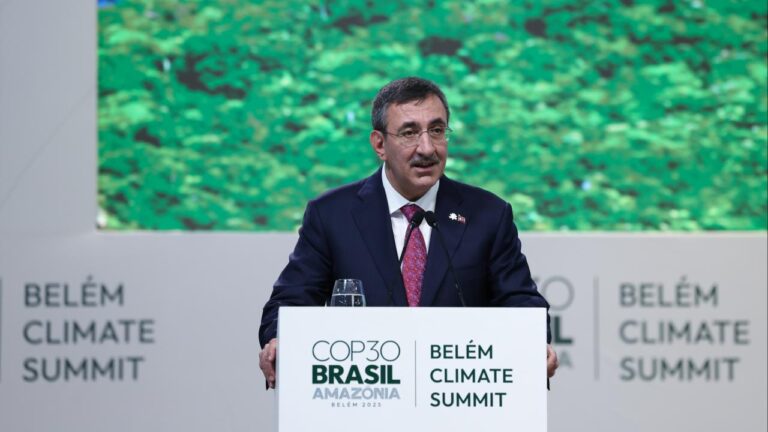 Cumhurbaşkanı Yardımcısı Yılmaz, “İklim değişikliğiyle mücadelede, güney ve kuzey arasında bir köprü rolü üstlenmeye hazırız”