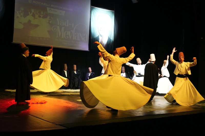 Kocaeli Büyükşehir Belediyesi, Hz. Mevlana’yı vuslatının 752. yılında sema mukabelesinde andı