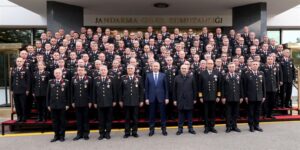 İçişleri Bakanı Ali Yerlikaya, Jandarma Genel Komutanlığı 2025 Yılı Değerlendirme Toplantısı’nda konuştu.