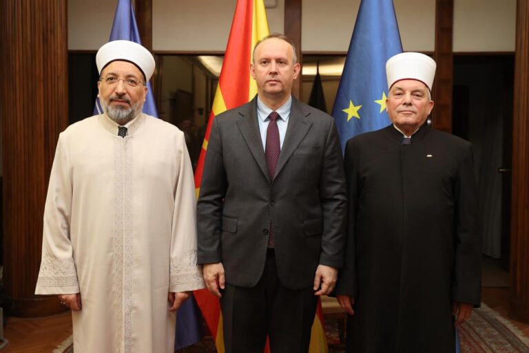 Diyanet İşleri Başkanı Arpaguş, Kuzey Makedonya’da üst düzey temaslarda bulundu